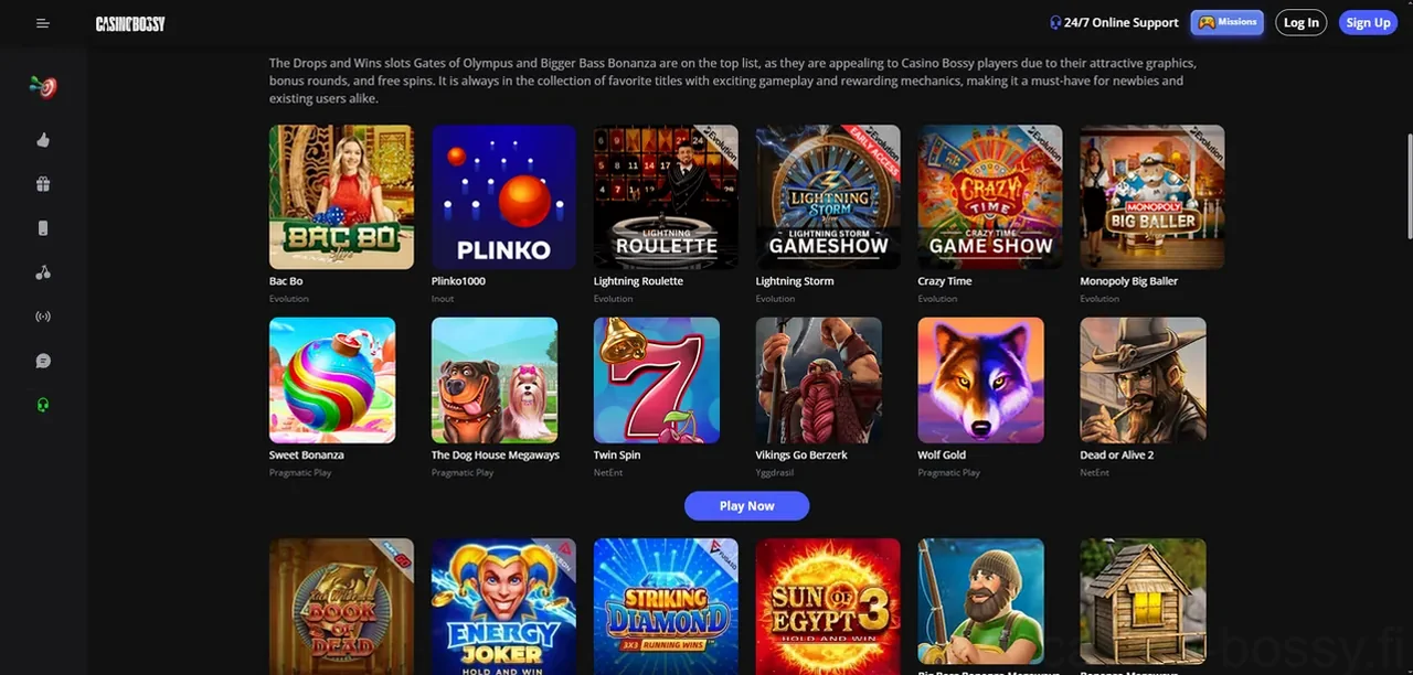 Casino Bossy Casino